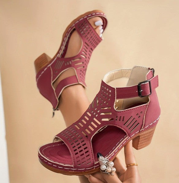 City Heat Cutout Sandals