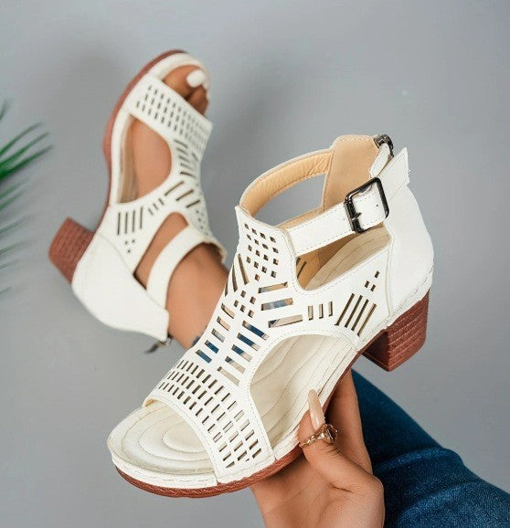 City Heat Cutout Sandals