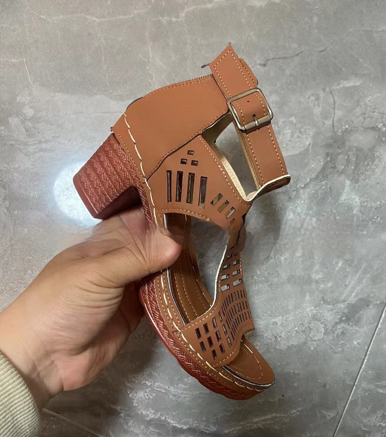 City Heat Cutout Sandals