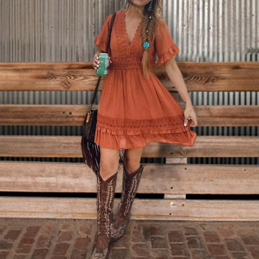 Boho Vixen Mini Dress