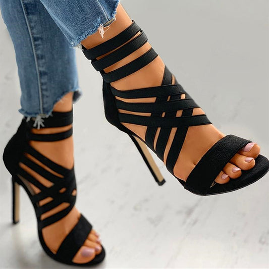 Midnight Snare Sandals